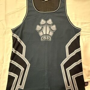 Cell Block 13 black/gray mesh tank, excellent condition